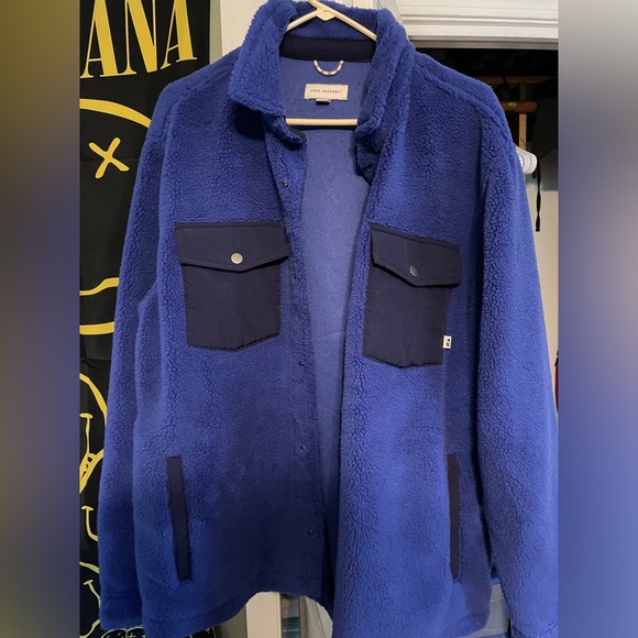 blue free assembly button up - Picture 2 of 4